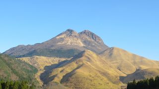 由布岳、九重連山が素晴らしい