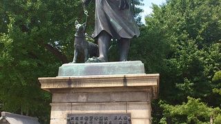 西郷さんだー。