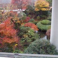 お庭は見事です