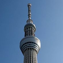 見上げた東京スカイツリー