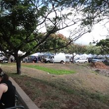 沢山の車が来てます