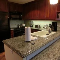 サイズも装備もアメリカンなキッチンです。