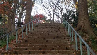 上野公園内の前方後円墳