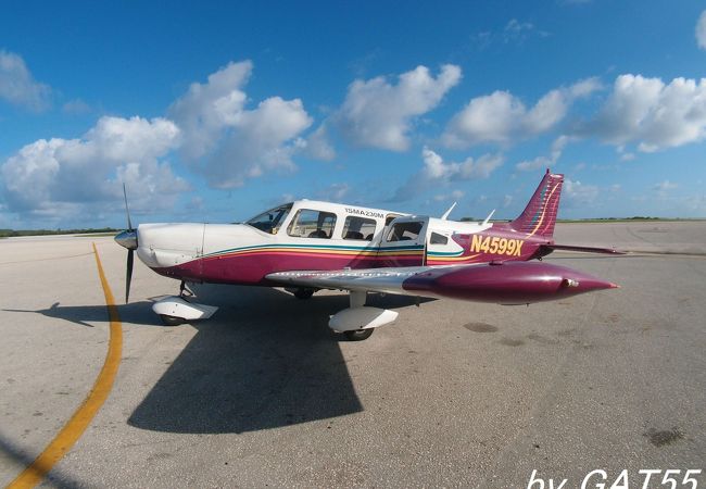 テニアンに渡る唯一の交通手段、スターマリアナス航空