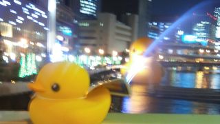 ラバー・ダックがよく見える