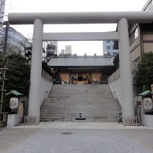 参道からの眺め