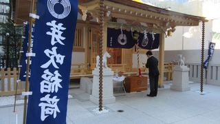 ビッカピカの神社。秀忠公が❝めでたい❞と称え付けられた「芽吹神社」はココ。