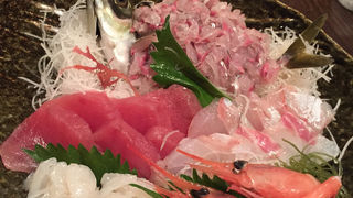 ディナーでお刺身を食べたい方は、穴場スポットの大嵩さんがオススメ！