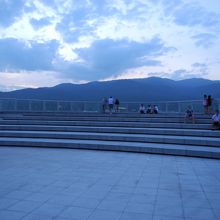 ここが一番、見晴らしがいいポイントですね。