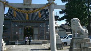 蜃気楼の見える神社