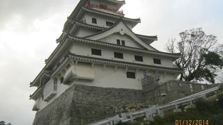 天守閣は観光用です。