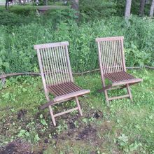 デザイナーズガーデンの椅子です。