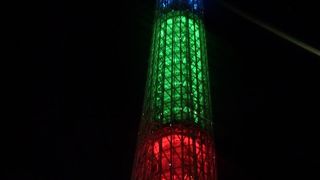 イルミネーションに感動