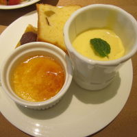 朝食　スィーツも置いてありました