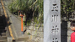 住宅街の、人気の神社