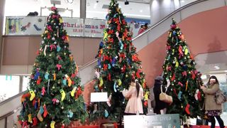 クリスマスの演出が綺麗です
