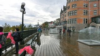 テラスダフェリンからのロウワータウンとセントローレンス川の展望は最高！