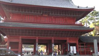 迫力のある、重要文化財