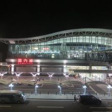 夜の仙台空港