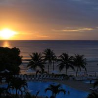 きれいな夕日も拝めます