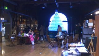 定番の息抜き＆暖取りスポットです