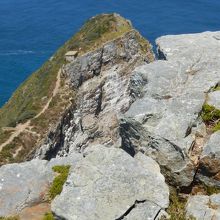 頂上附近の眺め