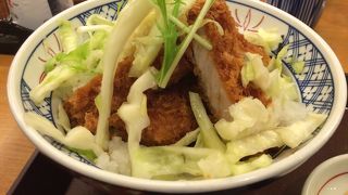 さつぱりと塩カツ丼
