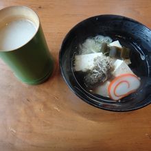 湯豆腐＆濁り酒