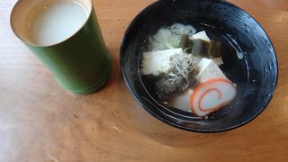 相倉集落の真ん中にあるお土産＆食事処