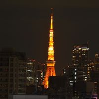 部屋から見えた東京タワー