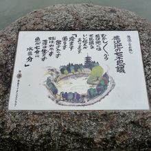 伝説などの説明もある