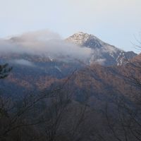窓からの甲斐駒ケ岳の絶景