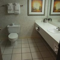 トイレの左側にシャワーブースがあります