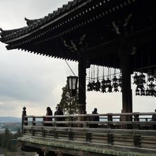 修二会の舞台は眺望抜群！