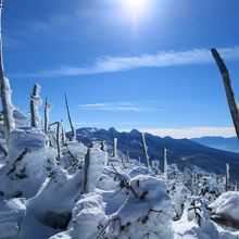 稜線からの眺めは最高