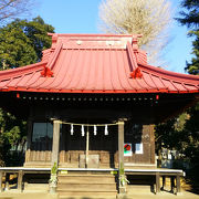 本立寺の隣にある地元ゆかりの神社