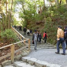 石段は98段あるそうです。