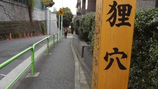 かつては狸が出没した！？