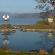 屈斜路湖を眺めながら　池の湯