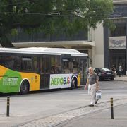 リスボン空港へのバス