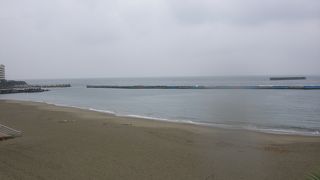 熱海の砂浜です。