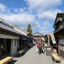 歩いて楽しいエリアです。