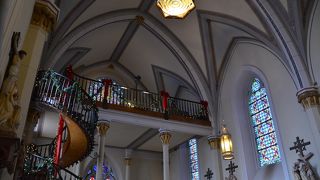 らせん階段が美しい