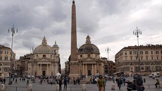 双子教会を眺められる