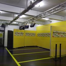 選手インタビュー場所