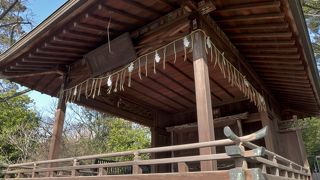 花見時には神楽が奉納されるそうです