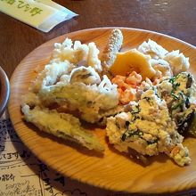 天ぷらもあります