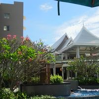 プールアクセスルームからの眺望