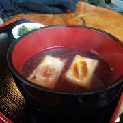 名物のお汁粉は３種類