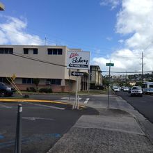 駐車場の入口